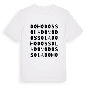 Domodossola ordlek t-shirt – ekologisk bomull t-shirt från Pinshirt