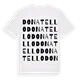 Donatello ordlek t-shirt