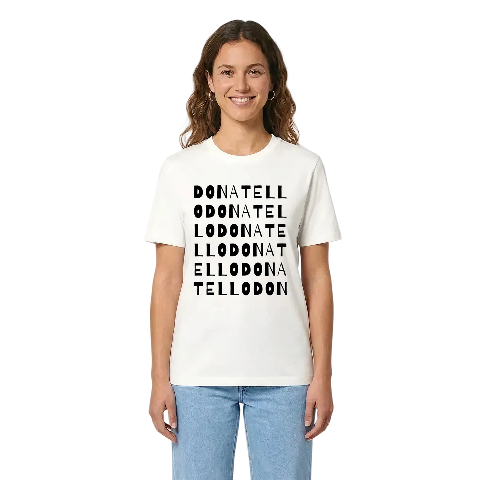 Donatello ordlek t-shirt – White, i miljö