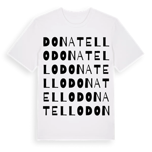 Donatello ordlek t-shirt – ekologisk bomull t-shirt från Pinshirt