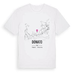 Donato karta t-shirt – ekologisk bomull t-shirt från Pinshirt