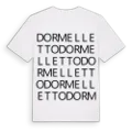Dormelletto ordlek t-shirt