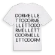 Dormelletto ordlek t-shirt