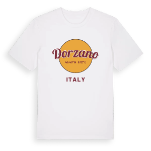 Dorzano cirkel t-shirt – ekologisk bomull t-shirt från Pinshirt