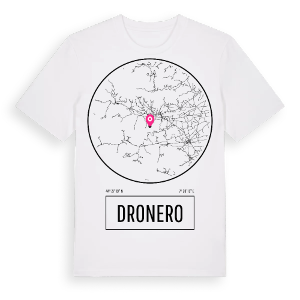 Dronero t-shirt – ekologisk bomull t-shirt från Pinshirt