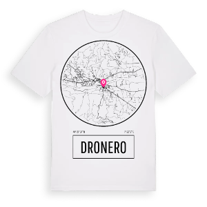 Dronero t-shirt – ekologisk bomull t-shirt från Pinshirt
