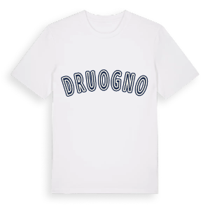 Druogno college t-shirt – ekologisk bomull t-shirt från Pinshirt