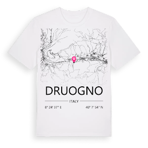 Druogno karta t-shirt – ekologisk bomull t-shirt från Pinshirt
