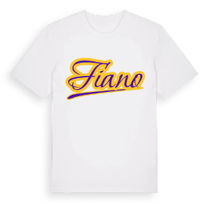 Fiano baseball t-shirt – ekologisk bomull t-shirt från Pinshirt