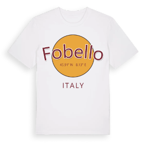 Fobello cirkel t-shirt – ekologisk bomull t-shirt från Pinshirt