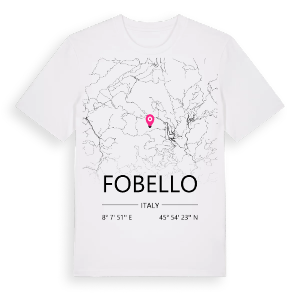 Fobello karta t-shirt – ekologisk bomull t-shirt från Pinshirt