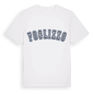 Foglizzo college t-shirt – ekologisk bomull t-shirt från Pinshirt