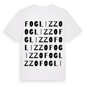 Foglizzo ordlek t-shirt – ekologisk bomull t-shirt från Pinshirt