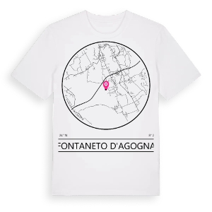 Fontaneto d'Agogna t-shirt – ekologisk bomull t-shirt från Pinshirt