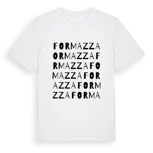 Formazza ordlek t-shirt – ekologisk bomull t-shirt från Pinshirt
