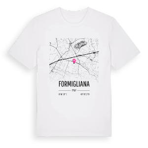 Formigliana karta t-shirt – ekologisk bomull t-shirt från Pinshirt