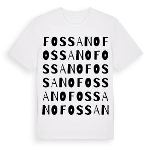 Fossano ordlek t-shirt – ekologisk bomull t-shirt från Pinshirt
