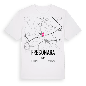 Fresonara karta t-shirt – ekologisk bomull t-shirt från Pinshirt