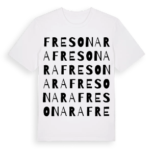 Fresonara ordlek t-shirt – ekologisk bomull t-shirt från Pinshirt