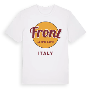 Front cirkel t-shirt – ekologisk bomull t-shirt från Pinshirt