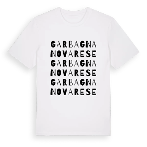 Garbagna Novarese ordlek t-shirt – ekologisk bomull t-shirt från Pinshirt