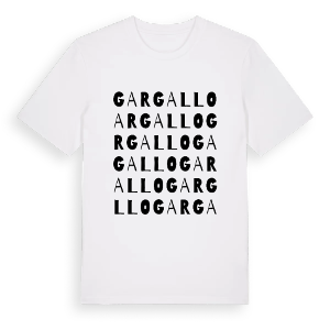 Gargallo ordlek t-shirt – ekologisk bomull t-shirt från Pinshirt
