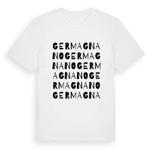 Germagnano ordlek t-shirt – ekologisk bomull t-shirt från Pinshirt