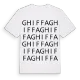 Ghiffa ordlek t-shirt