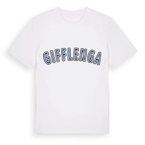 Gifflenga college t-shirt – ekologisk bomull t-shirt från Pinshirt