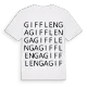 Gifflenga ordlek t-shirt