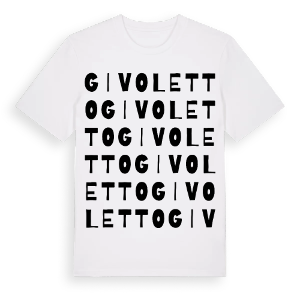 Givoletto ordlek t-shirt – ekologisk bomull t-shirt från Pinshirt