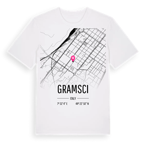 Gramsci karta t-shirt – ekologisk bomull t-shirt från Pinshirt