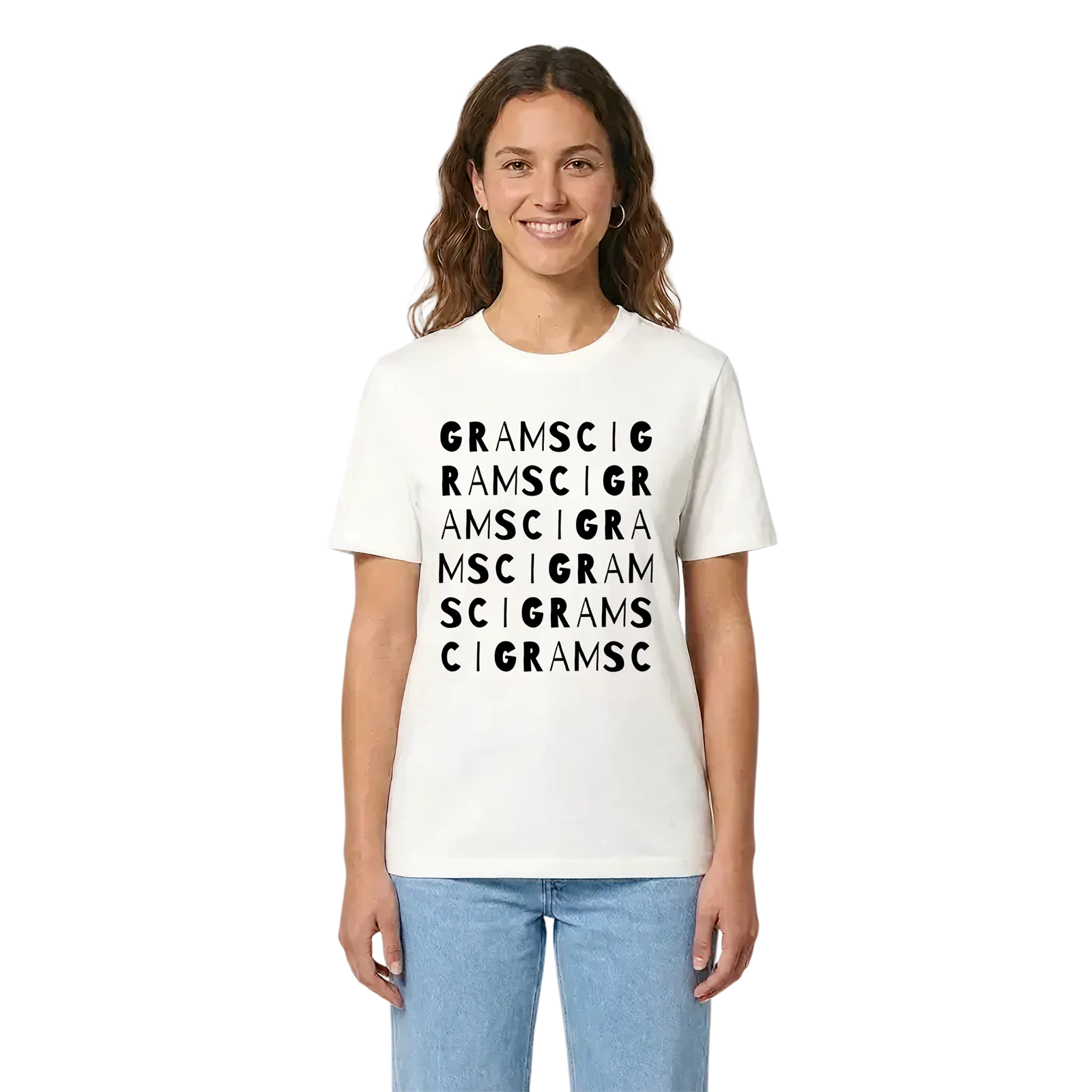 Gramsci ordlek t-shirt – White, i miljö