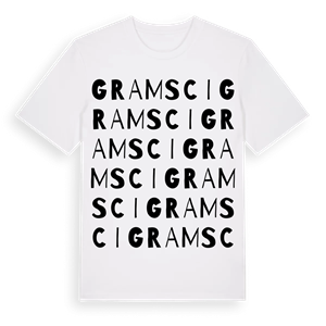 Gramsci ordlek t-shirt – ekologisk bomull t-shirt från Pinshirt