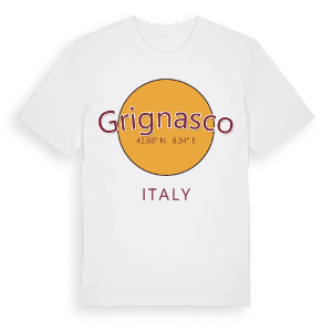 Grignasco cirkel t-shirt – ekologisk bomull t-shirt från Pinshirt