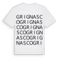 Grignasco ordlek t-shirt