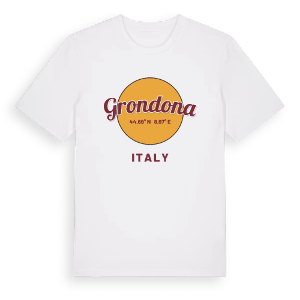 Grondona cirkel t-shirt – ekologisk bomull t-shirt från Pinshirt