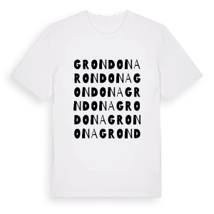 Grondona ordlek t-shirt – ekologisk bomull t-shirt från Pinshirt
