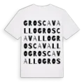 Groscavallo ordlek t-shirt