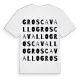 Groscavallo ordlek t-shirt