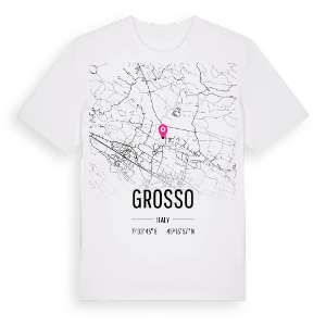 Grosso karta t-shirt – ekologisk bomull t-shirt från Pinshirt