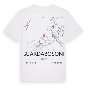 Guardabosone karta t-shirt – ekologisk bomull t-shirt från Pinshirt