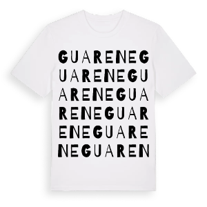 Guarene ordlek t-shirt – ekologisk bomull t-shirt från Pinshirt