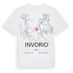 Invorio karta t-shirt – ekologisk bomull t-shirt från Pinshirt