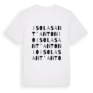 Isola Sant'Antonio ordlek t-shirt – ekologisk bomull t-shirt från Pinshirt