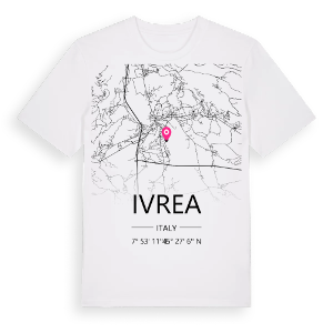 Ivrea karta t-shirt – ekologisk bomull t-shirt från Pinshirt