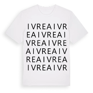 Ivrea ordlek t-shirt – ekologisk bomull t-shirt från Pinshirt