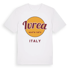 Ivrea cirkel t-shirt – ekologisk bomull t-shirt från Pinshirt