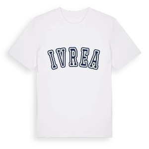 Ivrea college t-shirt – ekologisk bomull t-shirt från Pinshirt