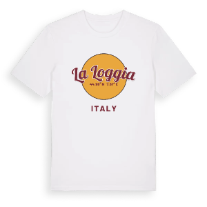 La Loggia cirkel t-shirt – ekologisk bomull t-shirt från Pinshirt